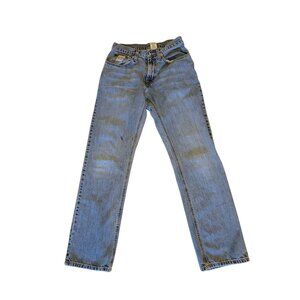 Cinch Up Blue Denim Straight Leg Jeans 36x32 Mens Casual Wear Durable Cotton Cla